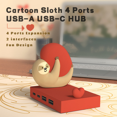 Estação multifunção usb c hub adaptador inteligente com leitor de cartão de memória