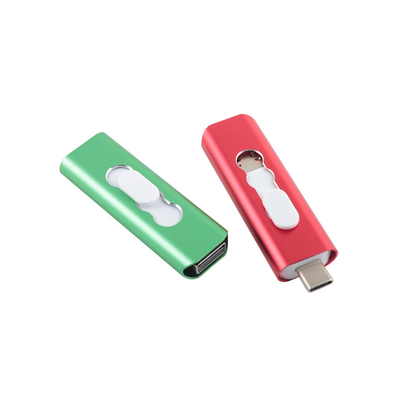 Metal Tipo C USB Flash Drives 2.0 e USB 3.0 128GB 256GB padrão dos EUA