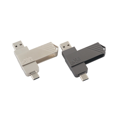Metal Tipo C USB Flash Drives em forma de torção Velocidade rápida pode ser usada pelo telefone diretamente