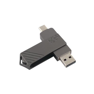 Metal Tipo C USB Flash Drives em forma de torção Velocidade rápida pode ser usada pelo telefone diretamente