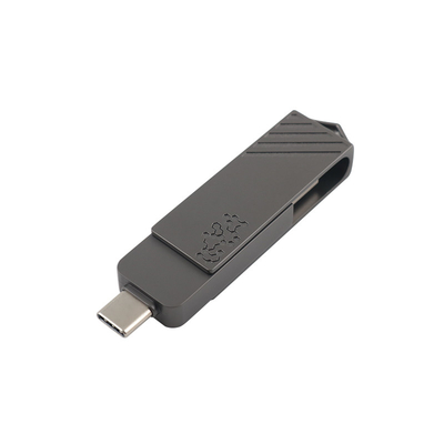 Metal Tipo C USB Flash Drives em forma de torção Velocidade rápida pode ser usada pelo telefone diretamente