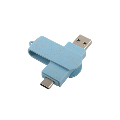 Materiais recicláveis Disco flash USB com disco tipo C U para armazenamento de dados