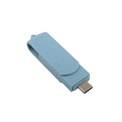 Materiais recicláveis Disco flash USB com disco tipo C U para armazenamento de dados