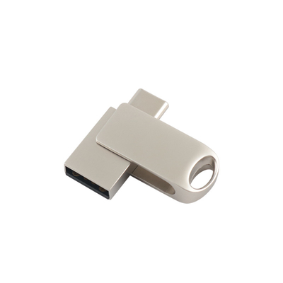 Disco flash USB de metal compatível com Windows com transferência rápida de dados e memória completa