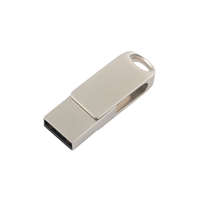 Disco flash USB de metal compatível com Windows com transferência rápida de dados e memória completa