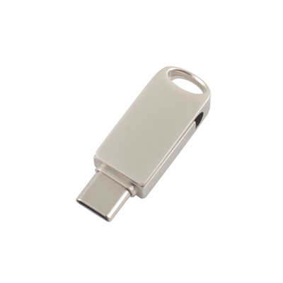 Disco flash USB de metal compatível com Windows com transferência rápida de dados e memória completa