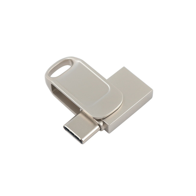 Metal Dual USB Flash Drive com proteção por senha e velocidade Tipo C Compatibilidade