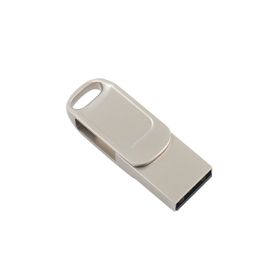 Metal Dual USB Flash Drive com proteção por senha e velocidade Tipo C Compatibilidade