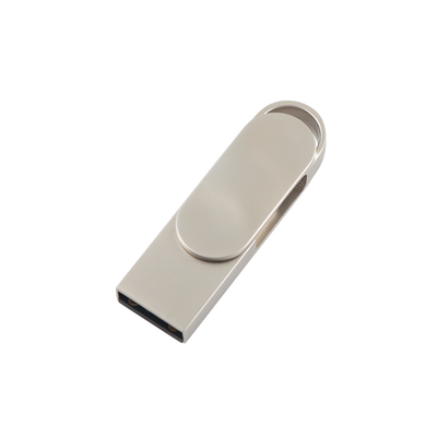 Disco flash USB PD de metal à prova d'água com prata USB 2.0 USB 3.0 e tipo C