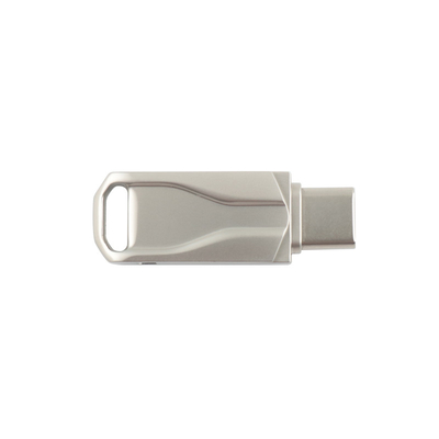 USB 2.0 e disco flash de metal tipo C Impressão ou logotipo a laser para unir e proteger dados