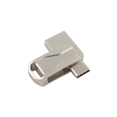 USB 2.0 e disco flash de metal tipo C Impressão ou logotipo a laser para unir e proteger dados