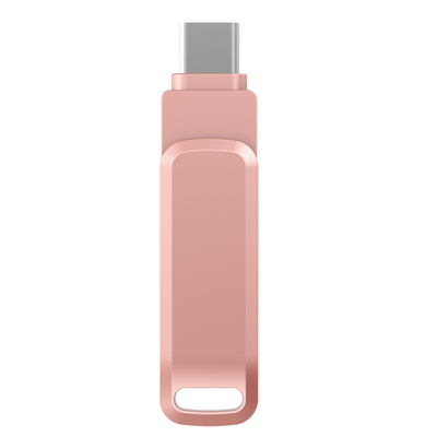 Transferência rápida de dados OTG USB Flash Drives TIPO C e USB juntos Materiais metálicos