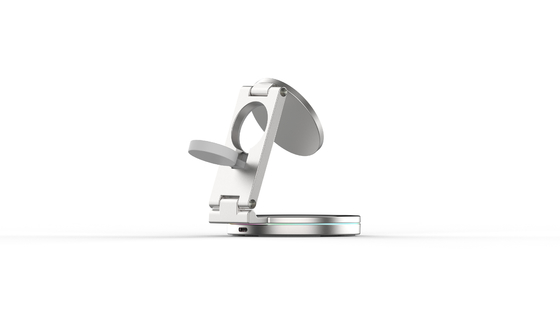 Carregador sem fio magnético de rotação de 360 graus de 15 W com cabo tipo C 98.3*24.7*95.8mm