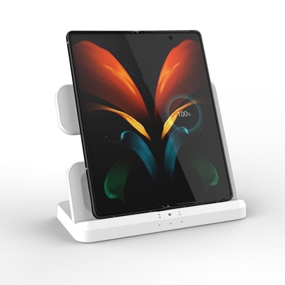 Material ABS PC Carregador sem fio de 15W para iPhone iWatch AirPod Rápido e conveniente