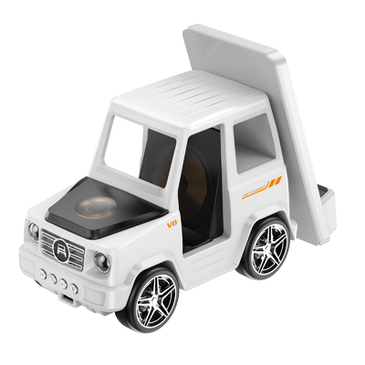 Carregador sem fio em forma de carro rápido para iPhone Airpods IWatch