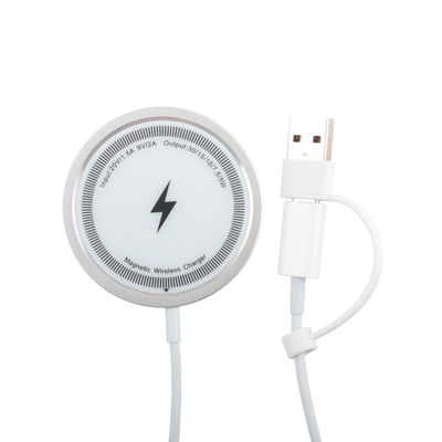 Dispositivos habilitados para Qi ABS/Metal Multifunction Wireless Charger com suporte OEM Box e alta compatibilidade