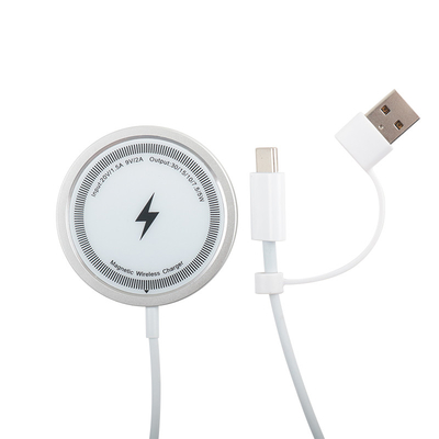 Dispositivos habilitados para Qi ABS/Metal Multifunction Wireless Charger com suporte OEM Box e alta compatibilidade