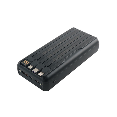 Banco de energia de bateria completa de alta capacidade para telefone com PC Tecnologia de plástico / Matt Material de concha e design leve