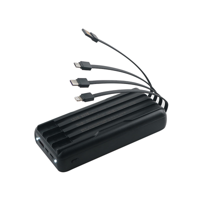 Banco de energia de bateria completa de alta capacidade para telefone com PC Tecnologia de plástico / Matt Material de concha e design leve