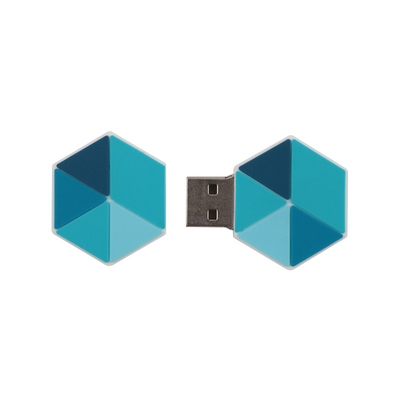 Discos flash USB de 64 GB de alta capacidade com 10 anos de retenção de dados e 2 horas de personalização de obras de arte