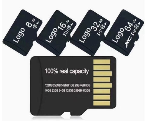 Cartão SD de memória rápida personalizado com alta velocidade de leitura 3.0 50mbs e Flash Test H2 Negociable Range