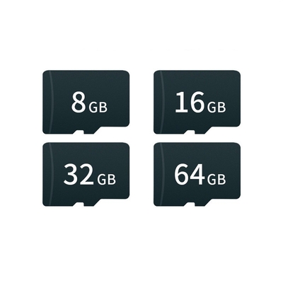 Classificado Um cartão de memória preto com memória completa e 64GB de capacidade