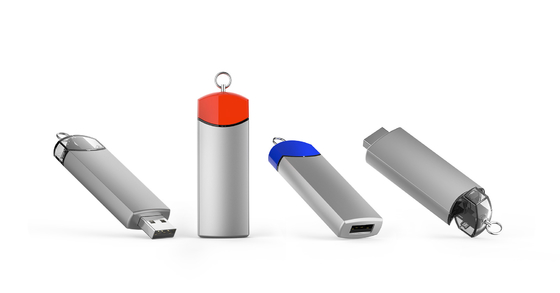 Personalizável 8-15MB/s Escrever Metal USB Flash Drive com logotipo Speed Dome