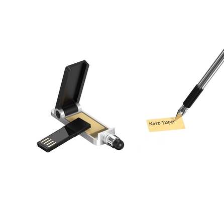 Speed Metal USB Flash Drive com Flash Test Passado H2 ou Beach32 Test Read 15-20MB/s Prata Personalizado Feito
