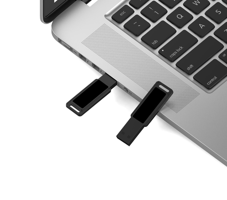 Pen Drive Flash de Alta Velocidade Cristal USB Com Luz LED Brilhante