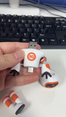 Personagem de desenho animado  em formato bonito PVC USB Flash Drive USB 2.0 e 3.0