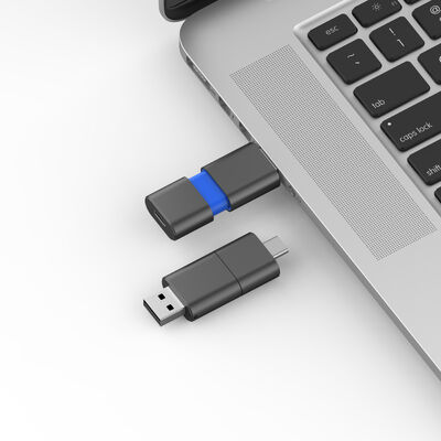 Tipo C de velocidade rápida com USB 3.0 e USB 2.0 Flash Drive Slide Match CE,FCC,ROHS