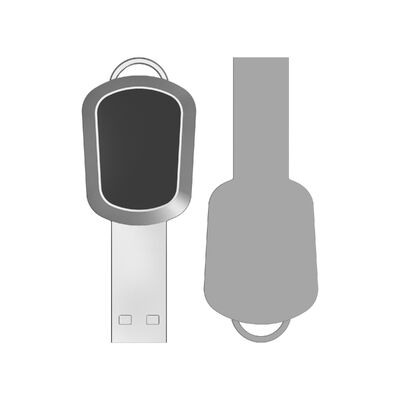 USB 2.0 e USB 3.0 Crystal USB Stick Material de metal suporta upload de dados adequado para grandes transferências e armazenamento de dados