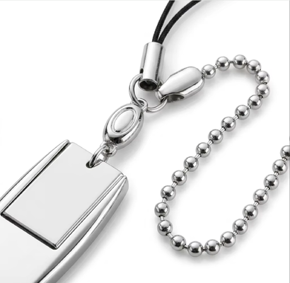 Mini USB Flash Drive com Chain de Chave Pode Laser Logotipo e Imprimir Logotipo por personalizado feito corpo USB Pode fazer prata e cor cinza