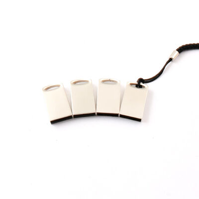 Usb do metal com logotipo do laser da movimentação do flash do Usb do metal do chaveiro segue projeto personalizado
