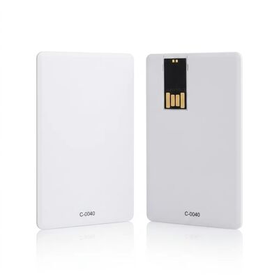 Ambos os lados Impressão de arte em cores completas Cartão de crédito USB Flash Drive Com Impressão colorida E Impressão UV Opções de logotipo adequado