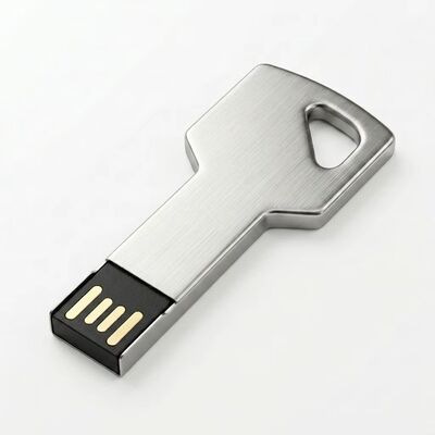 Chave de liga de zinco com criptografia habilitada, dispositivo de armazenamento seguro, design personalizado, bem-vindo, durável, ideal para negócios