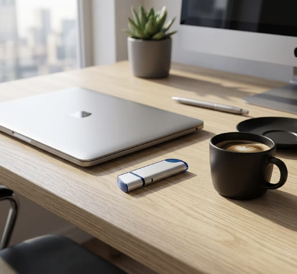 USB 2.0 USB Flash Drive de plástico que fornece velocidade de gravação de 4 a 10 MB por segundo Perfeito para backup e transferência de dados seguros