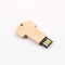 A chaveta de movimentação instantânea de madeira de USB do bordo deu forma à leitura rápida 64GB 128GB 256GB