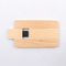 UDP de madeira Chips Inside de USB do cartão da movimentação instantânea do bordo da cópia 16GB 32GB 64GB de CMYK