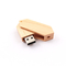 Movimentação instantânea de madeira 2,0 de USB de uma torção de 180 graus e logotipo 50-100MB/S de gravação de USB 3,0