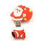 Os desenhos animados instantâneos feitos sob encomenda abertos do Natal das movimentações do molde 128GB USB dão forma a USB 2,0 USB 3,0