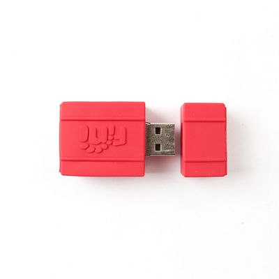 O chocolate bonito da morango da melancia da vara de USB do molde aberto do PVC deu forma