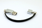 Corda de couro 15MB/S do bracelete 256GB 128GB 64GB da movimentação do usb de Shell Silicone do metal