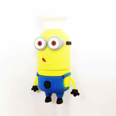 Molde aberto de PVC personalizado pelo personagem de desenho animado  Usb 2.0 e 3.0 rápido