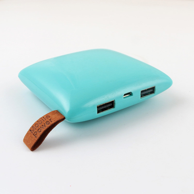 Qualidade de anúncio azul 3000MAH da bateria do banco do poder do presente do estilo boa