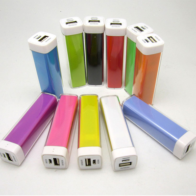 MAH Colorful Metal Power Bank 2000 91x25x25MM para o uso do presente