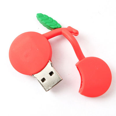 Dados instantâneos e Vido do carregamento da movimentação de Cherry Shaped Customized USB para 64G livre