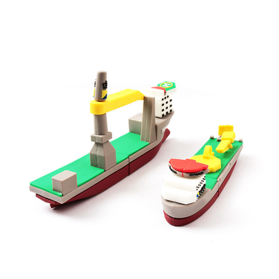 o navio de navigação real da movimentação do PVC USB da cópia 3D personalizou formas