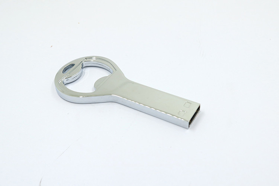UDP 2,0 15MB/S da vara 64GB 128GB de USB do metal da forma do abridor de garrafa