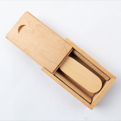 ODM instantâneo gravado de madeira do OEM da movimentação da vara 8GB 16GB 32GB do Usb da noz